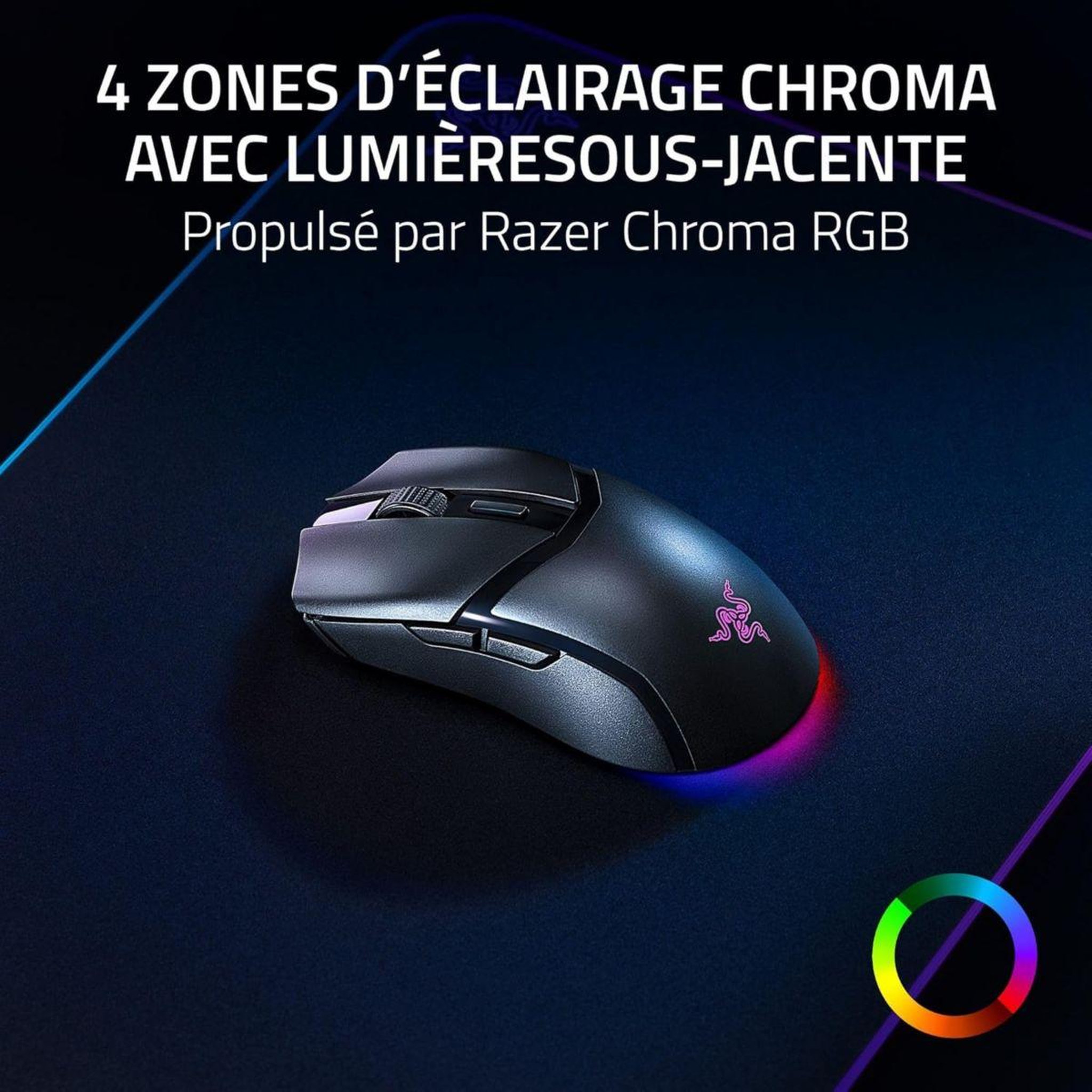Voir la diapositive 3 : Razer Souris gamer sans fil cobra hyperspeed