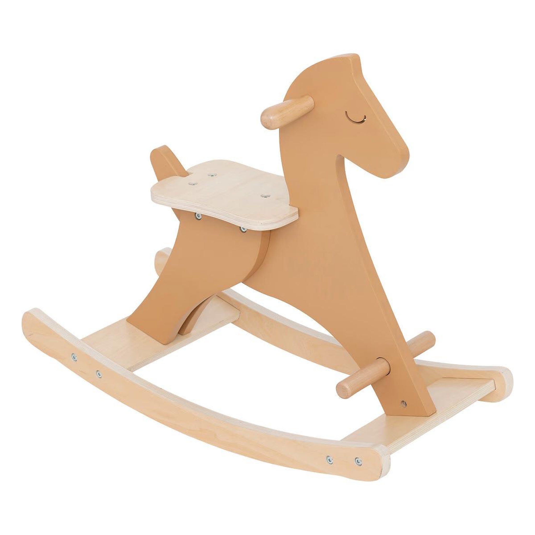 Atmosphera Kids Cheval à bascule en bois  lago  64cm marron