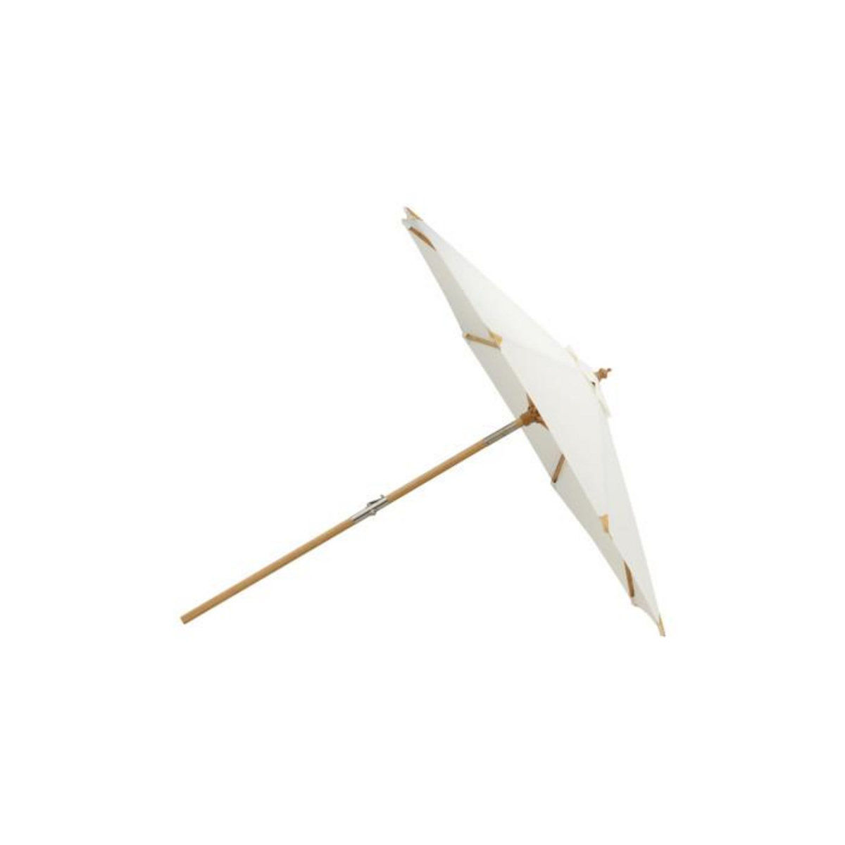Paris Prix Parasol en Bambou  Cerox  270cm Blanc
