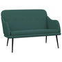 Voir la diapositive 2 : VIDAXL Banc Vert fonce 110x76x80 cm Tissu