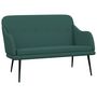 Voir la diapositive 2 : VIDAXL Banc Vert fonce 110x76x80 cm Tissu