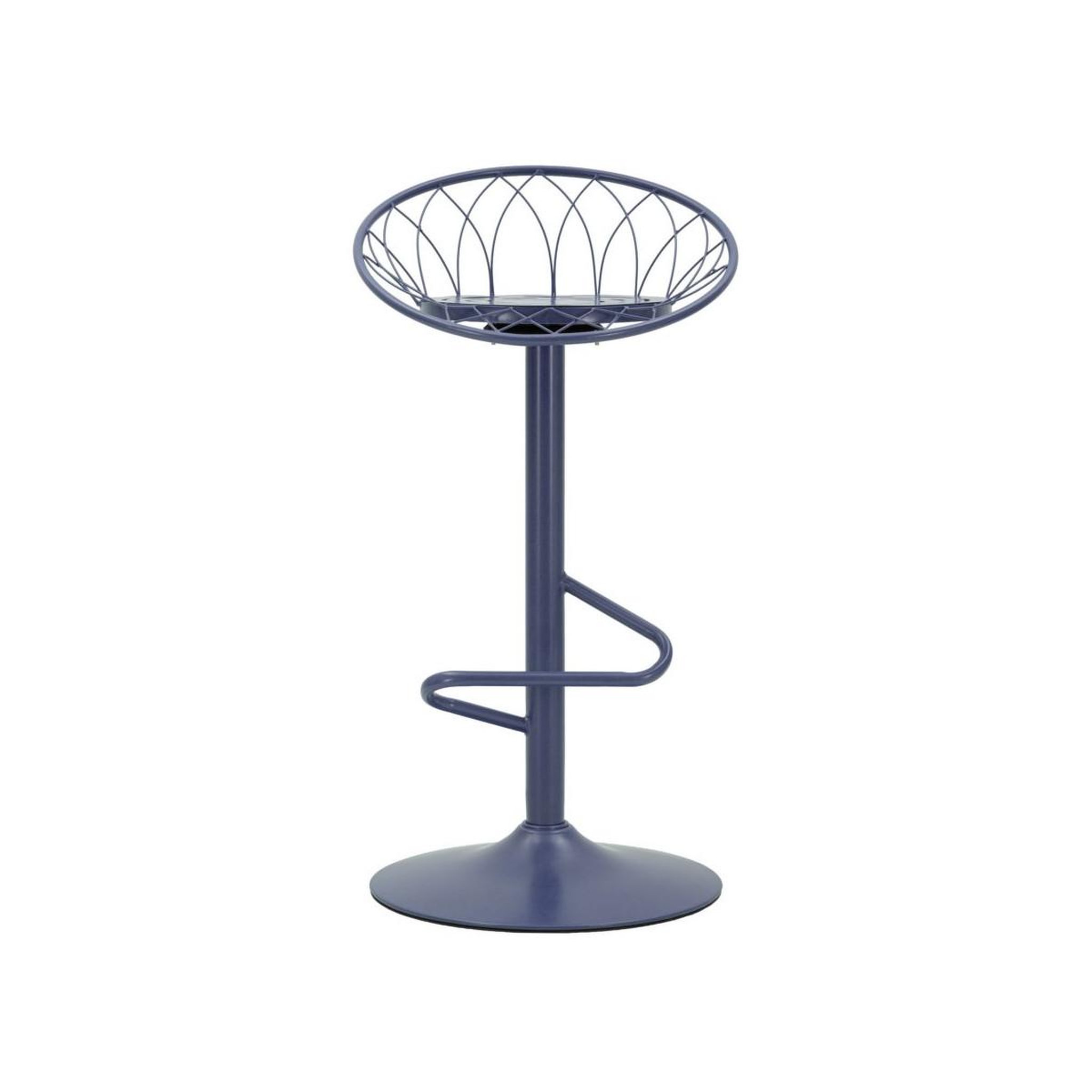 Voir la diapositive 2 : Paris Prix Tabouret de bar en métal  clox  92cm bleu