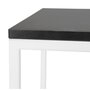 Paris Prix Table d'Appoint Design  Relia  103cm Noir & Blanc