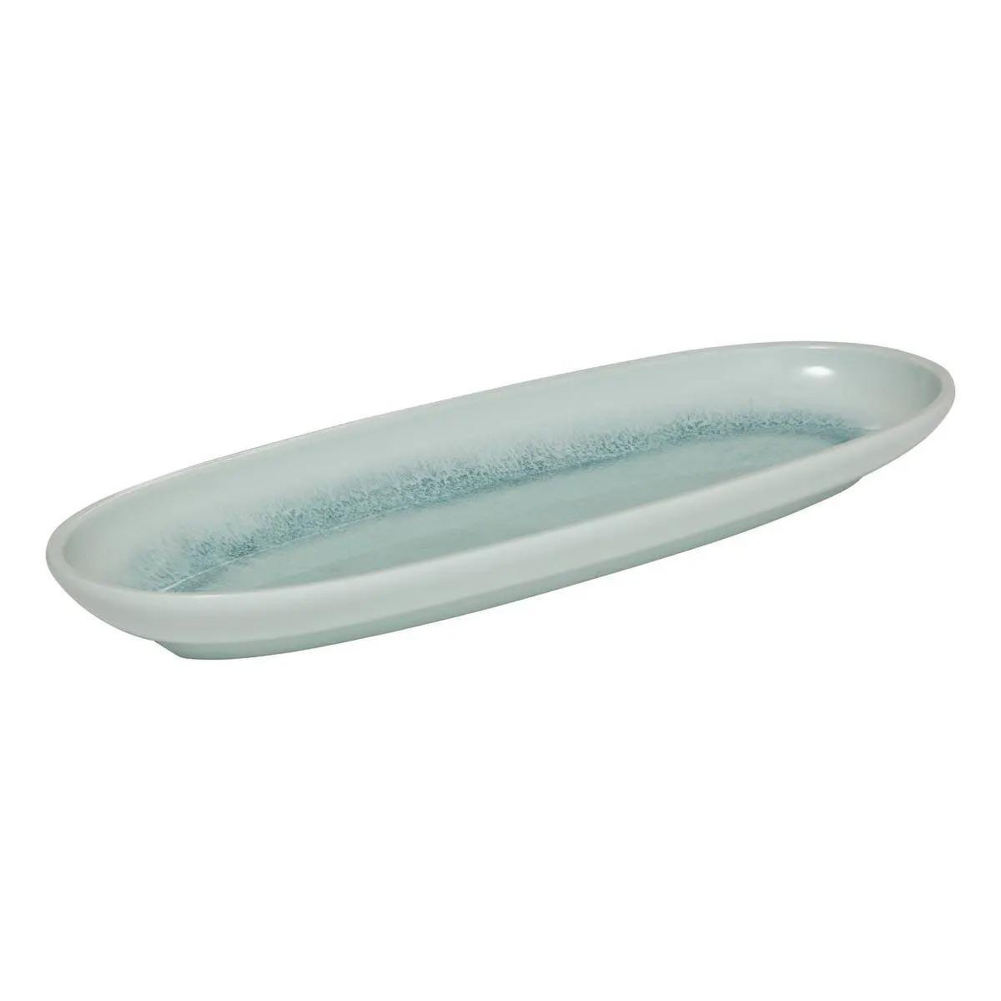 SECRET DE GOURMET Plat de présentation en mélamine  léa  40cm bleu