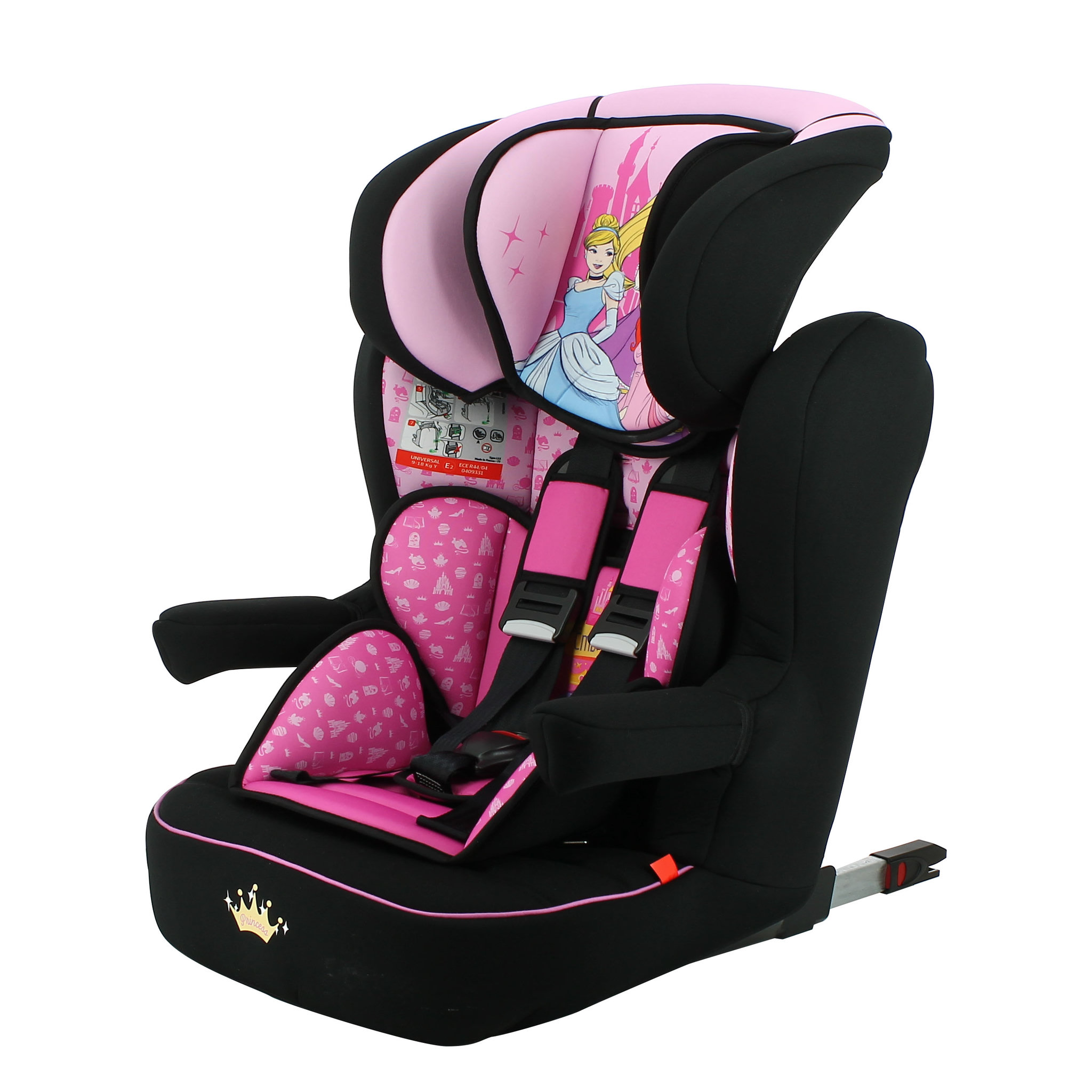 Voir la diapositive 1 : DISNEY Siège auto isofix groupe 1/2/3 IMAX Disney Princess