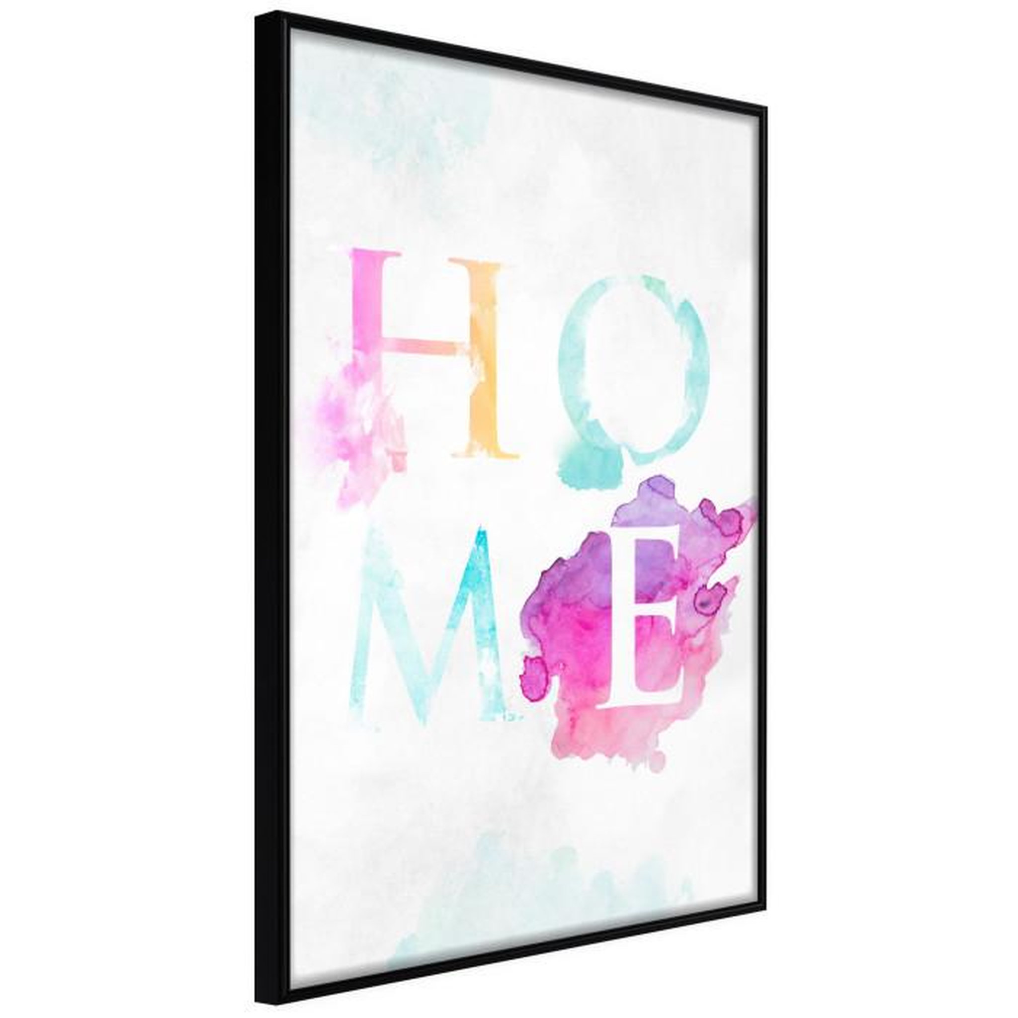 Paris Prix Affiche Murale Encadrée  Home IV. Coloris disponibles : Noir, Jaune