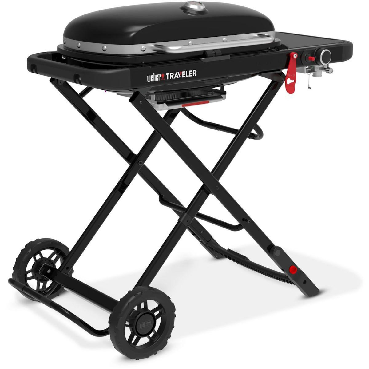 Weber Barbecue gaz Gaz Traveler, sur chariot, 1 brûleur, surface de cuisson 63.5 x 34.3 cm