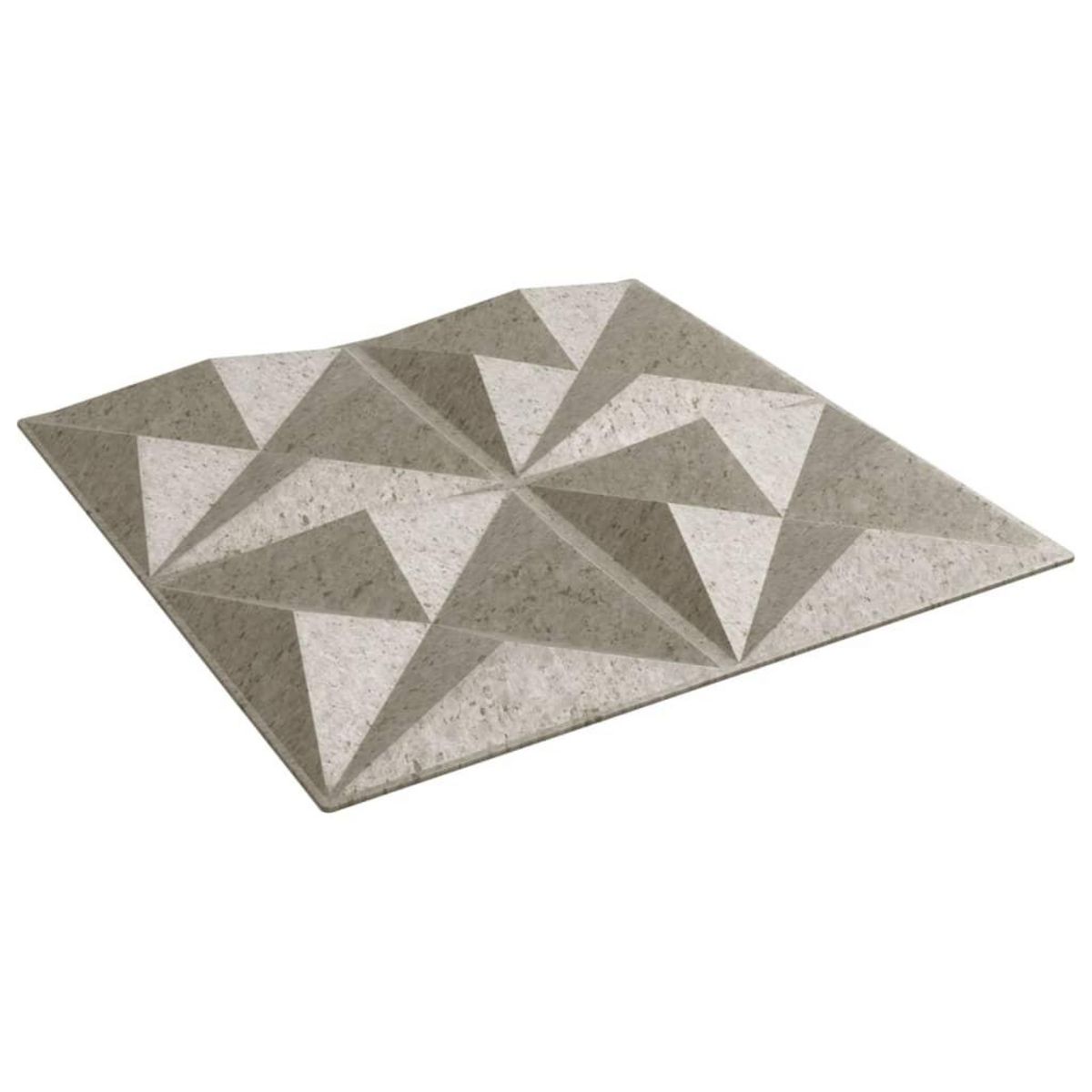 VIDAXL Panneaux muraux 24 pcs beton 50x50 cm XPS 6 m² origami