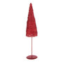 Voir la diapositive 1 : Paris Prix Sapin de Noël sur Socle  Glitter  58cm Rouge