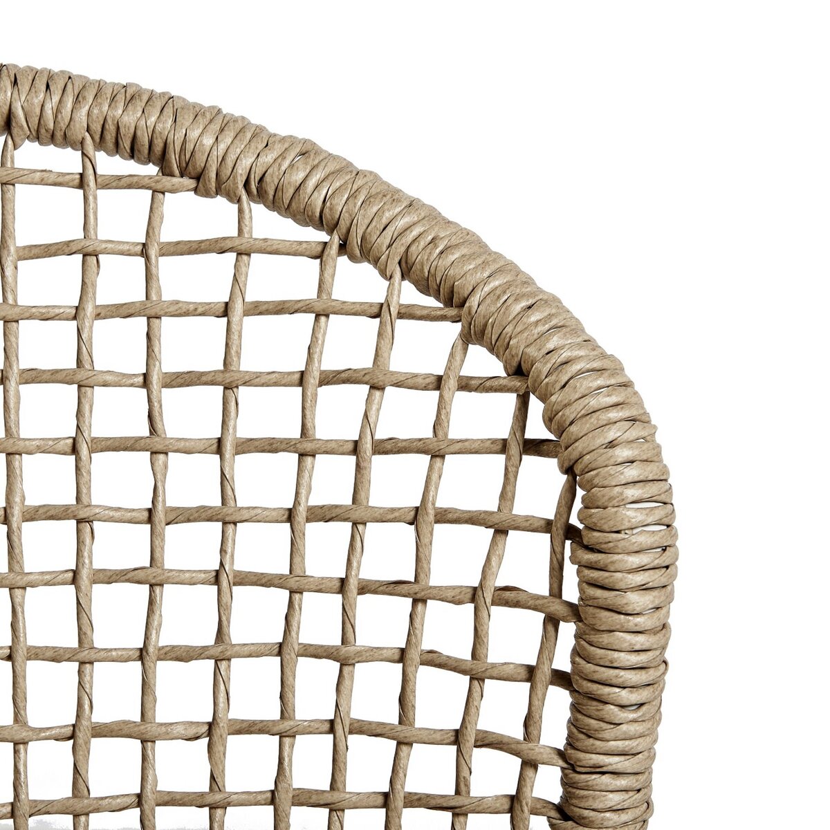 GARDENSTAR Chaise de jardin imitation osier naturel 