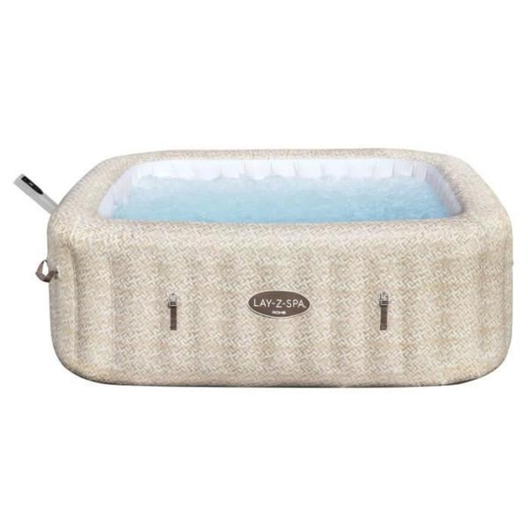Voir la diapositive 3 : BESTWAY Spa gonflable BESTWAY - Lay-Z-Spa Rome - 180 airjets - 201 x 201 x 71 cm - 5 a 7 places - Carré (couverture, cartouche, diffuse