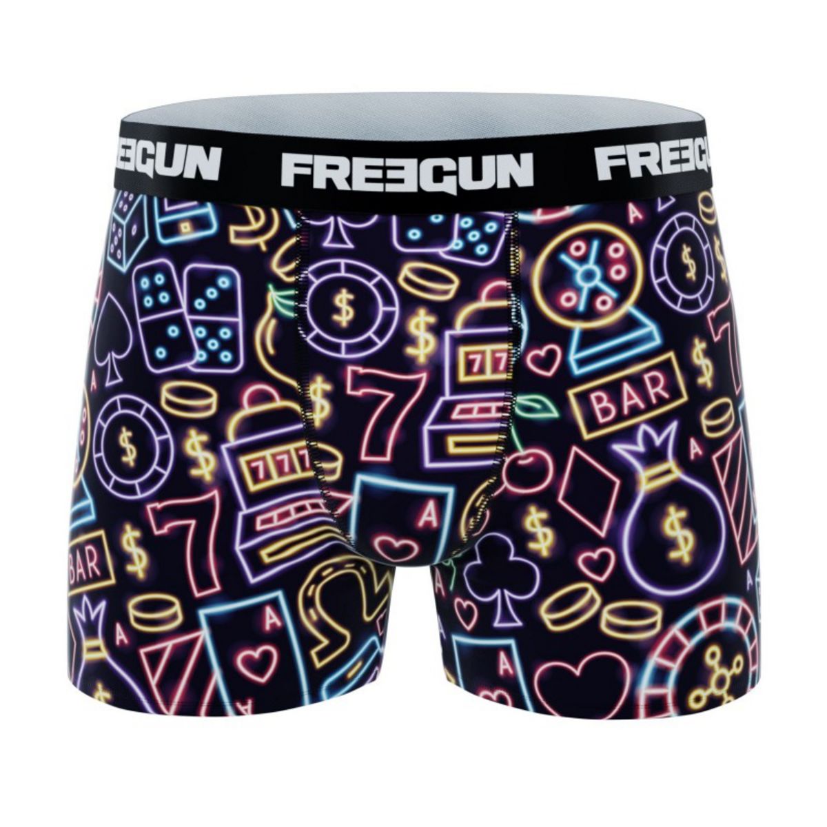 FREEGUN Lot de 3 boxers fantaisies garçon