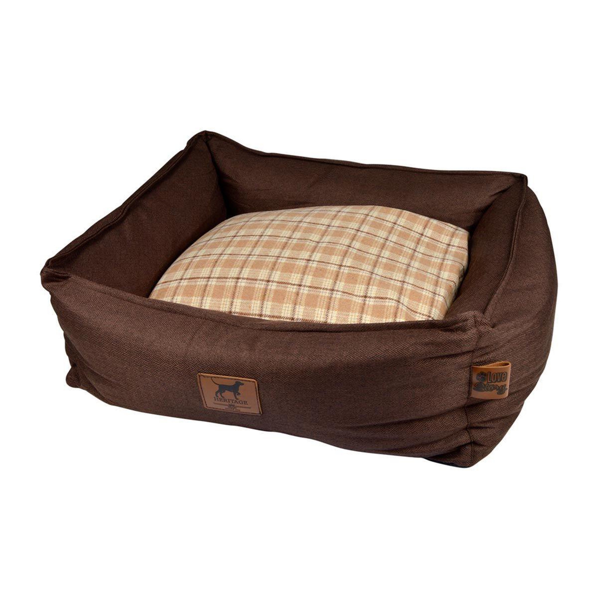 Voir la diapositive 1 : LOVE STORY Panier pour chien & chat  héritage  55cm noisette