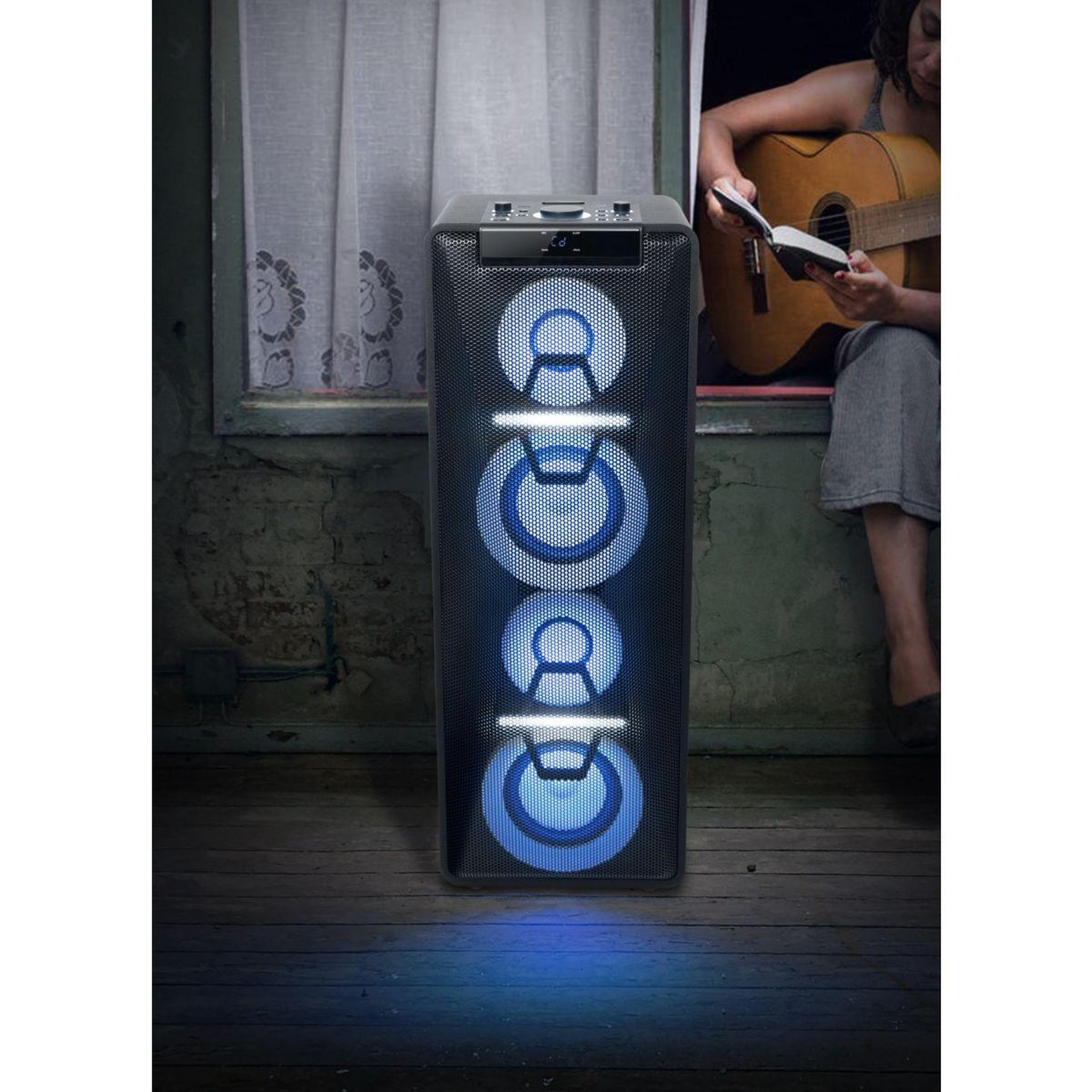 Voir la diapositive 3 : Muse Enceinte sono M-1950 DJ