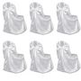 Voir la diapositive 2 : VIDAXL Housses de chaise pour banquet de mariage 12 pcs Blanc
