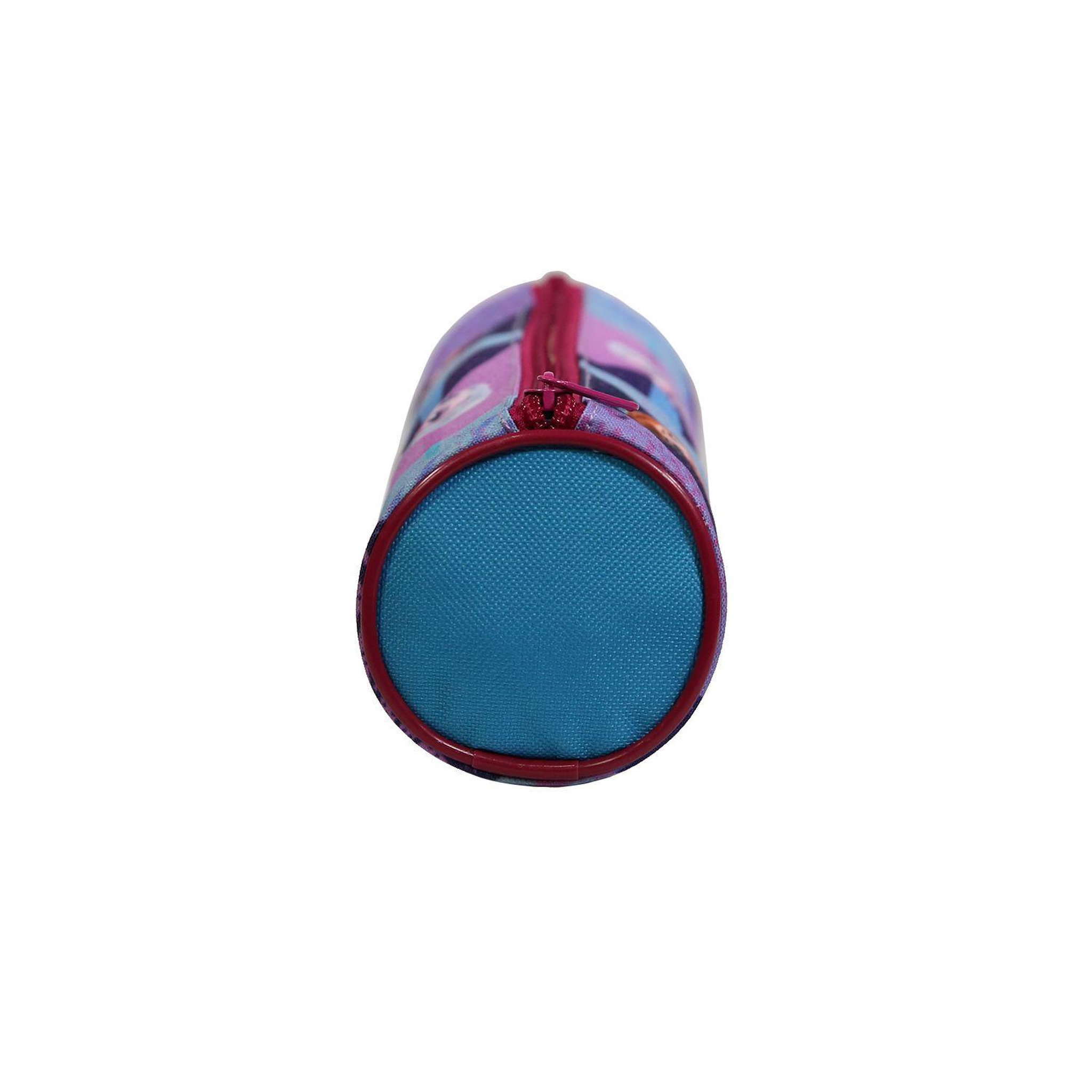 Voir la diapositive 3 : Bagtrotter BAGTROTTER Trousse scolaire ronde La Reine Des Neiges / Frozen Violette
