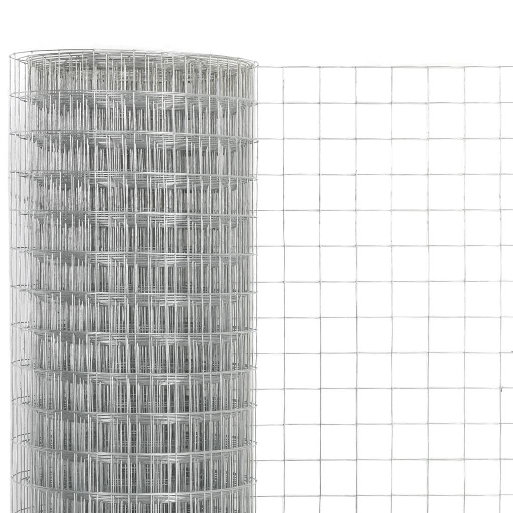 Voir la diapositive 3 : VIDAXL Grillage pour voliere acier galvanise 10x0,5 m argente