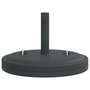 Voir la diapositive 4 : VIDAXL Base de parasol avec poignees pour mats Ø38 / 48 mm 25 kg rond