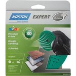 Norton Lot De 5 Disques Abrasifs Norton, 150 Mm, Grains 80