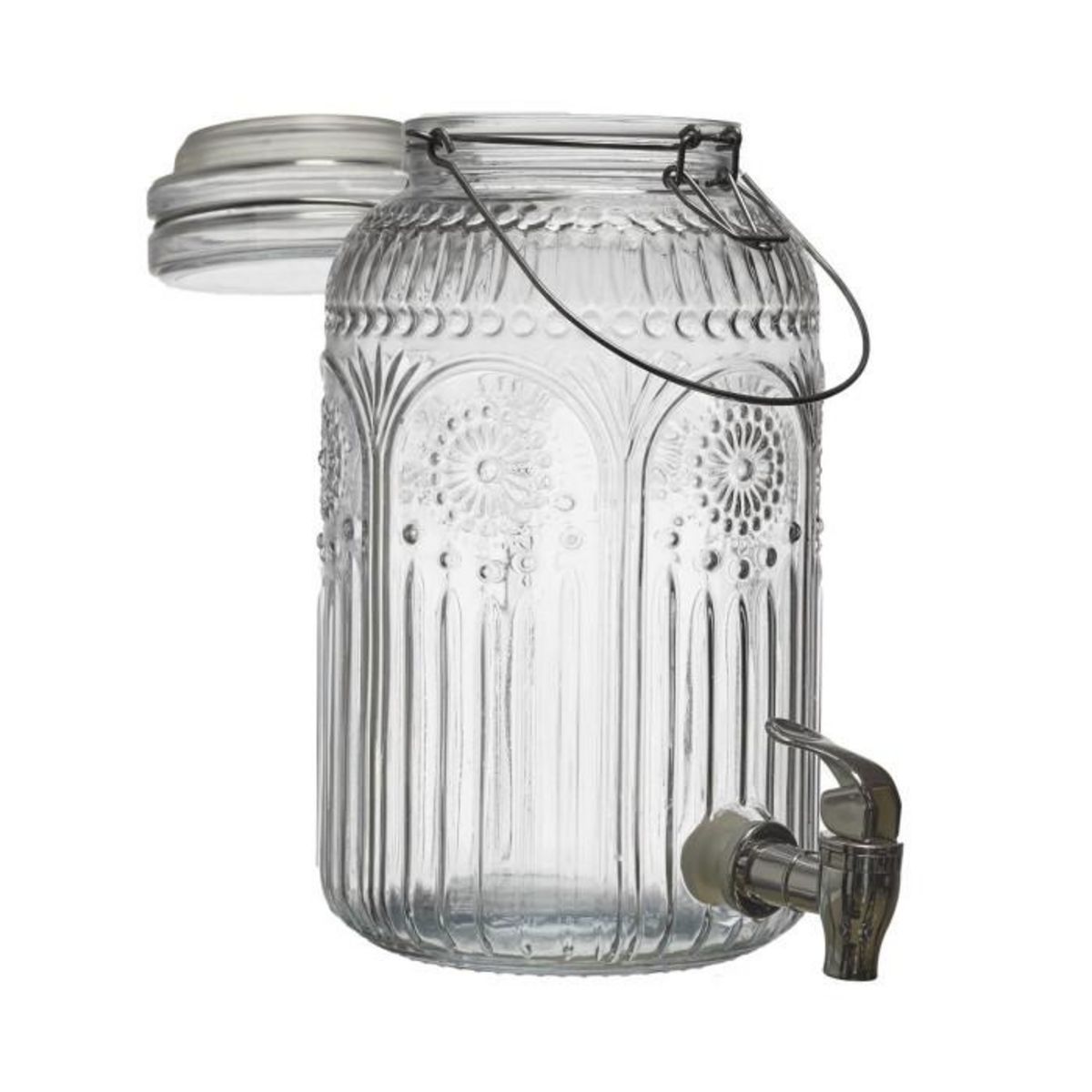 Paris Prix Distributeur de Boisson  Bain de Soleil  4L Transparent