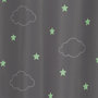 Voir la diapositive 3 : Atmosphera Kids Rideau occultant phosphorescent enfant Nuages - 140 x 250 cm - Blanc