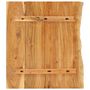 Voir la diapositive 2 : VIDAXL Dessus de meuble-lavabo de salle de bain Acacia 80x52x2,5 cm