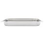 Voir la diapositive 6 : VIDAXL Récipients Gastronorm 4 pcs GN 1 1 65 mm Acier inoxydable