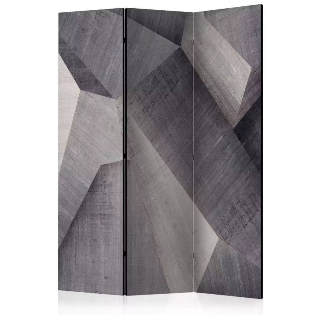 Paris Prix Paravent 3 Volets  Abstract Concrete Blocks  135x172cm