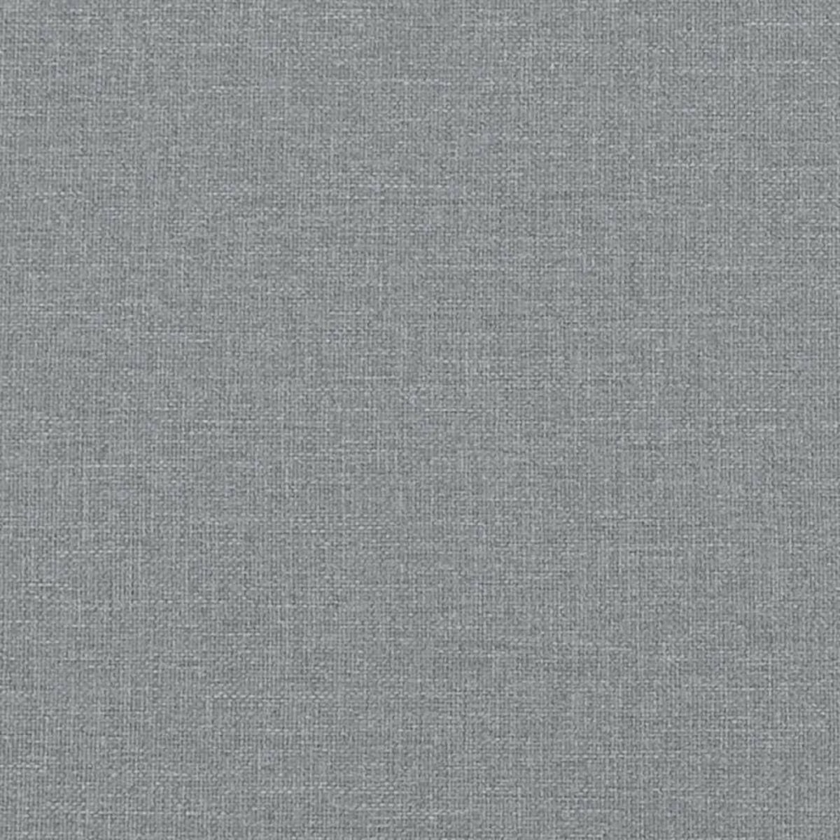 VIDAXL Ensemble de canapes 2 pcs avec coussins Gris clair Tissu