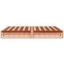 Voir la diapositive 5 : VIDAXL Cadre de lit sans matelas cire marron 180x200cm bois pin massif
