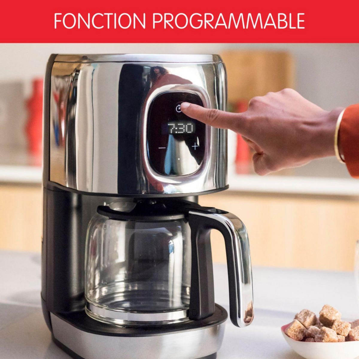 MOULINEX Cafetière programmable Majestuo FG883D10
