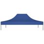 Voir la diapositive 4 : VIDAXL Toit de tente de reception 4x3 m Bleu 270 g/m^2