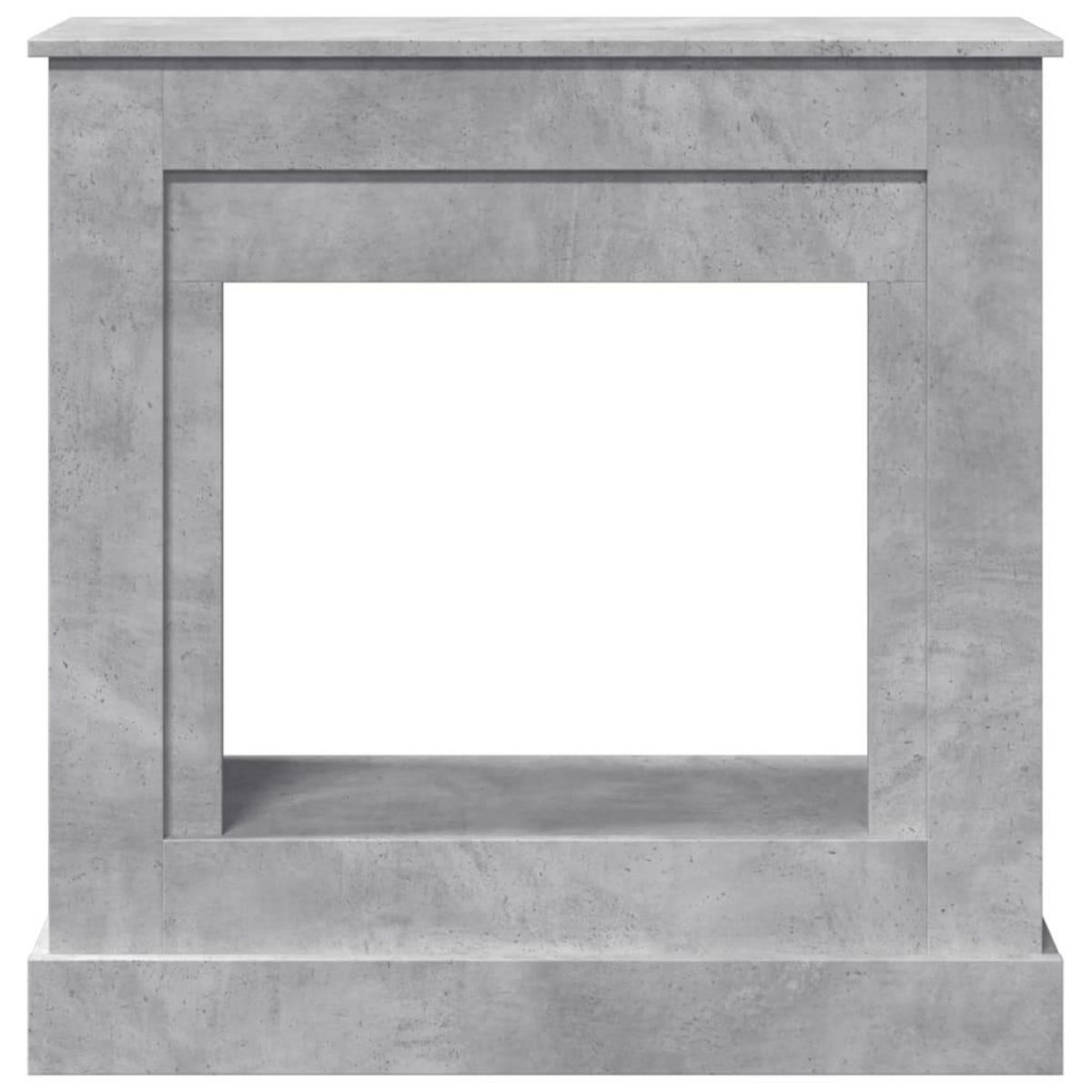 VIDAXL Cadre de cheminee gris beton 90x30x90 cm bois d'ingenierie