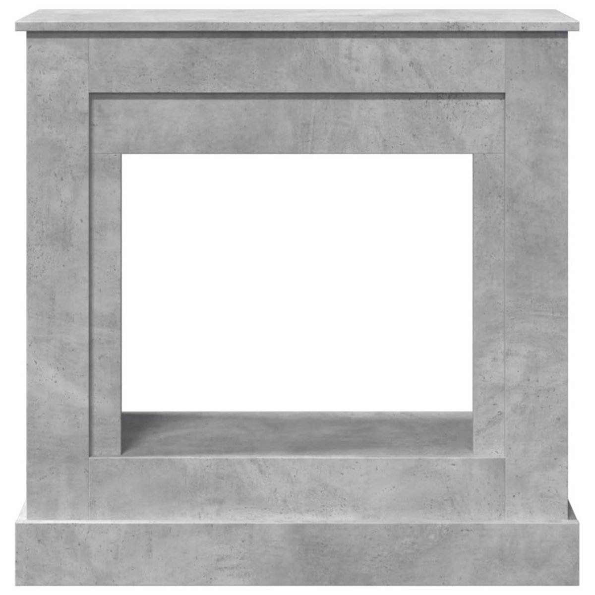 VIDAXL Cadre de cheminee gris beton 90x30x90 cm bois d'ingenierie