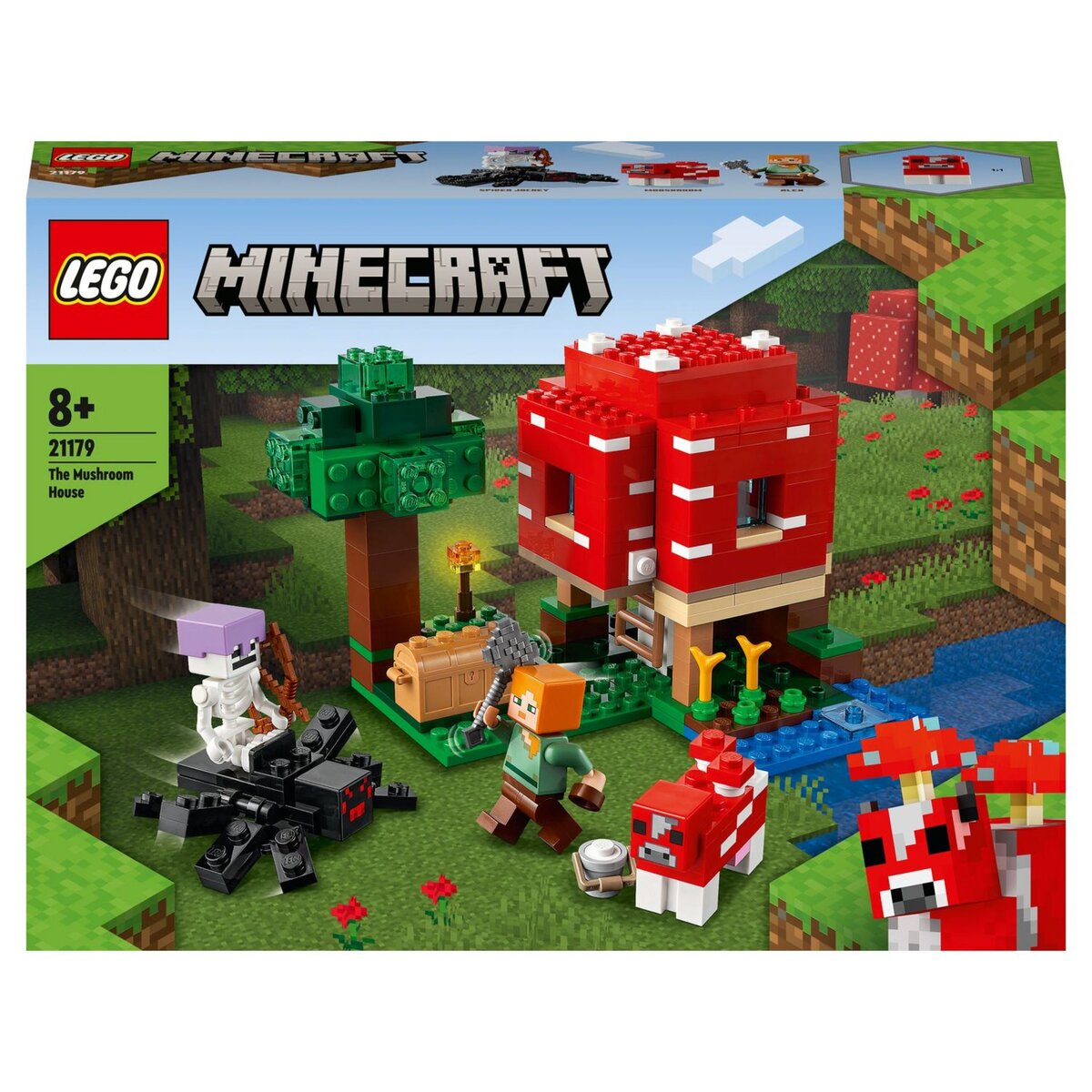 LEGO Minecraft 21178 Le Refuge du Renard, Jouet de Construction