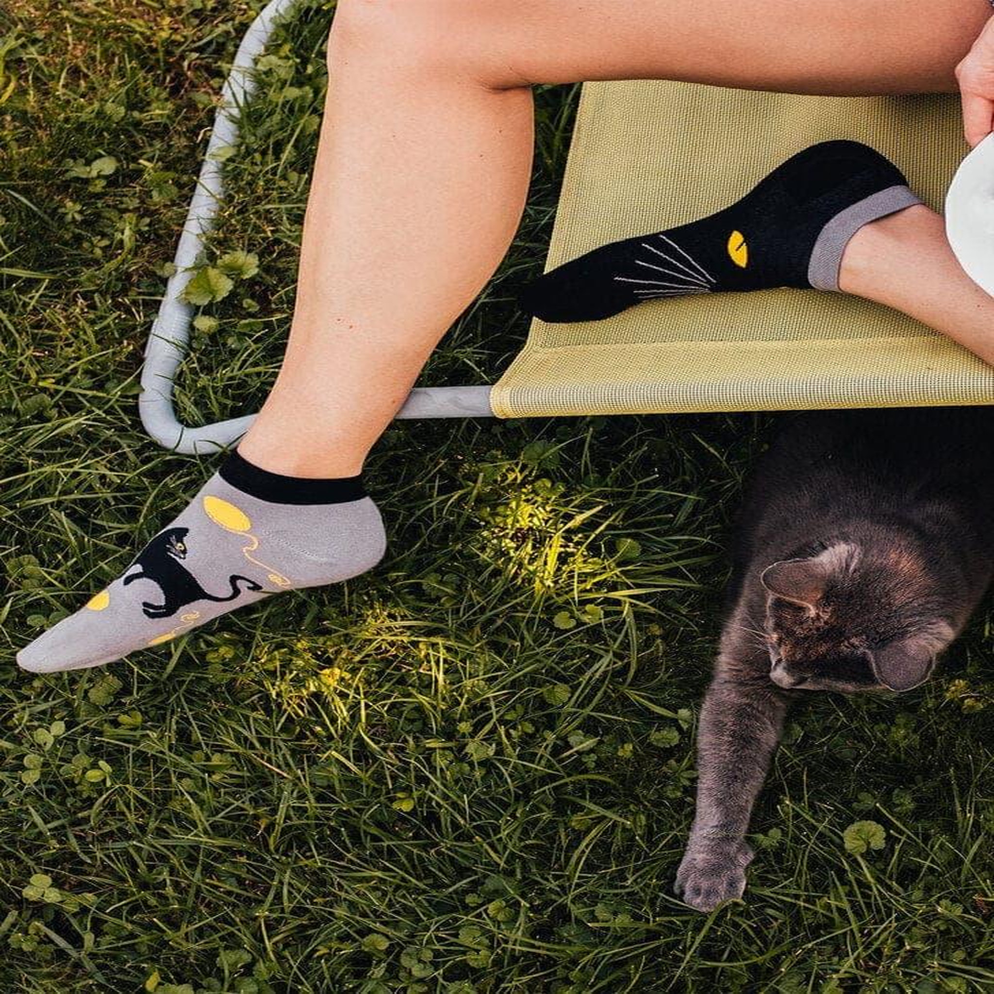 Voir la diapositive 5 : DEDOLES Socquettes les yeux de chat