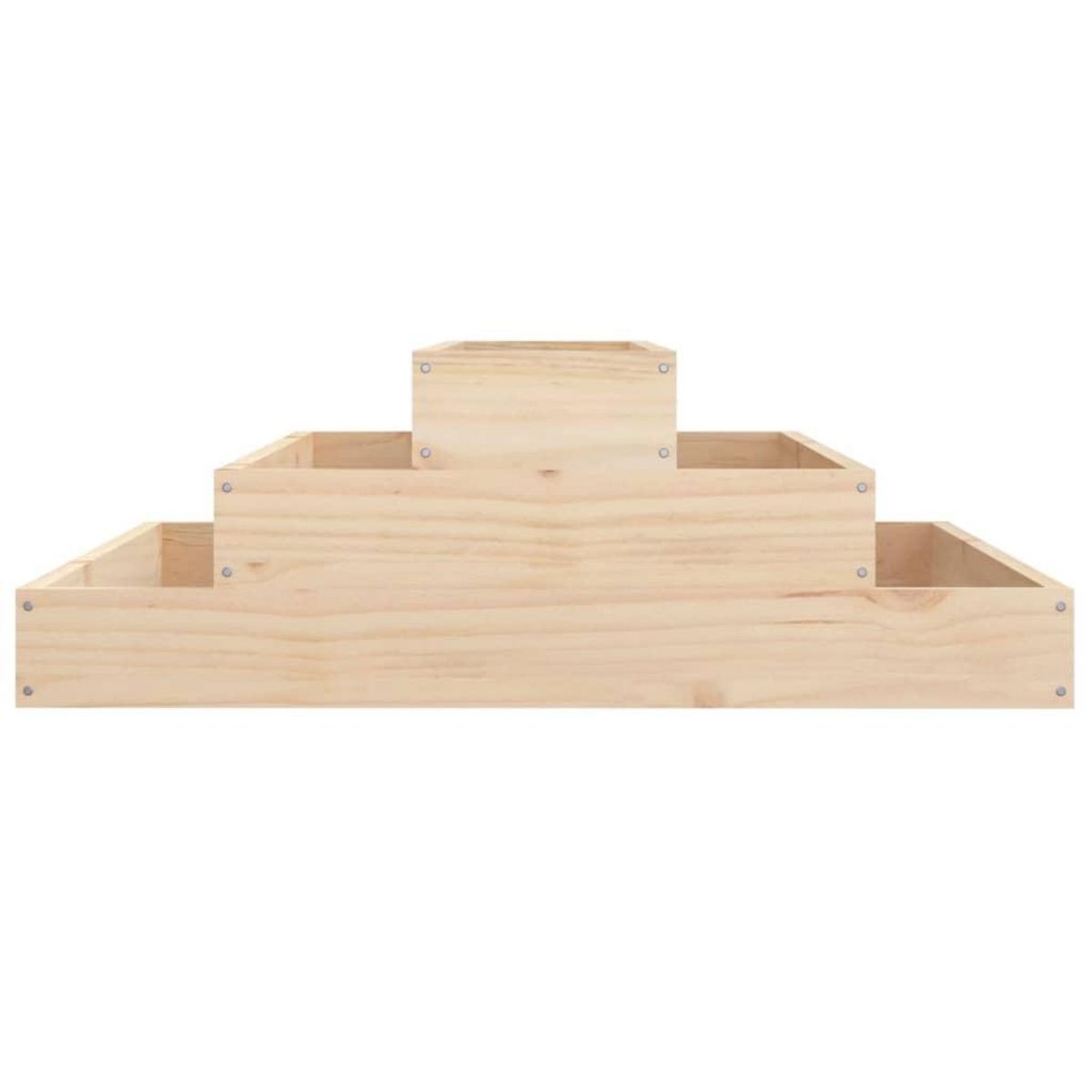 VIDAXL Jardiniere 80x80x27 cm Bois massif de pin