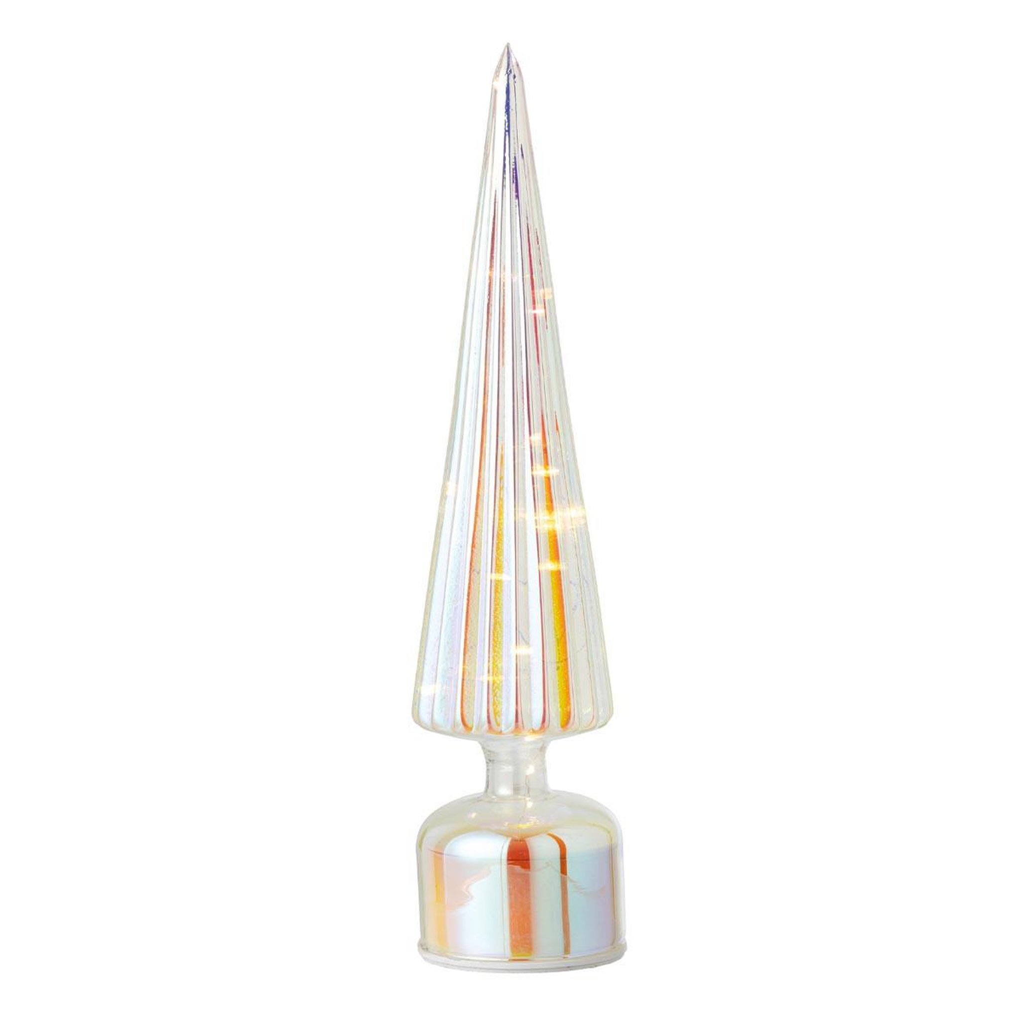 J-LINE Sapin Tournant à LED  Félicie  39cm Multicolore