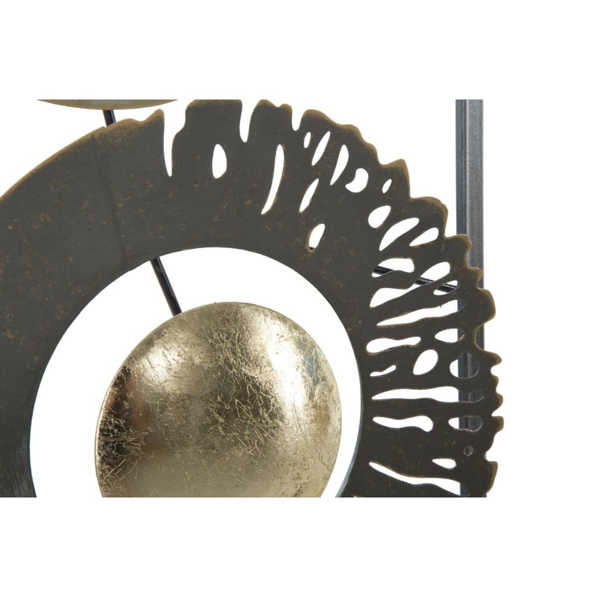 Voir la diapositive 4 : Paris Prix Décoration murale encadrée en métal  ring  89cm multicolore