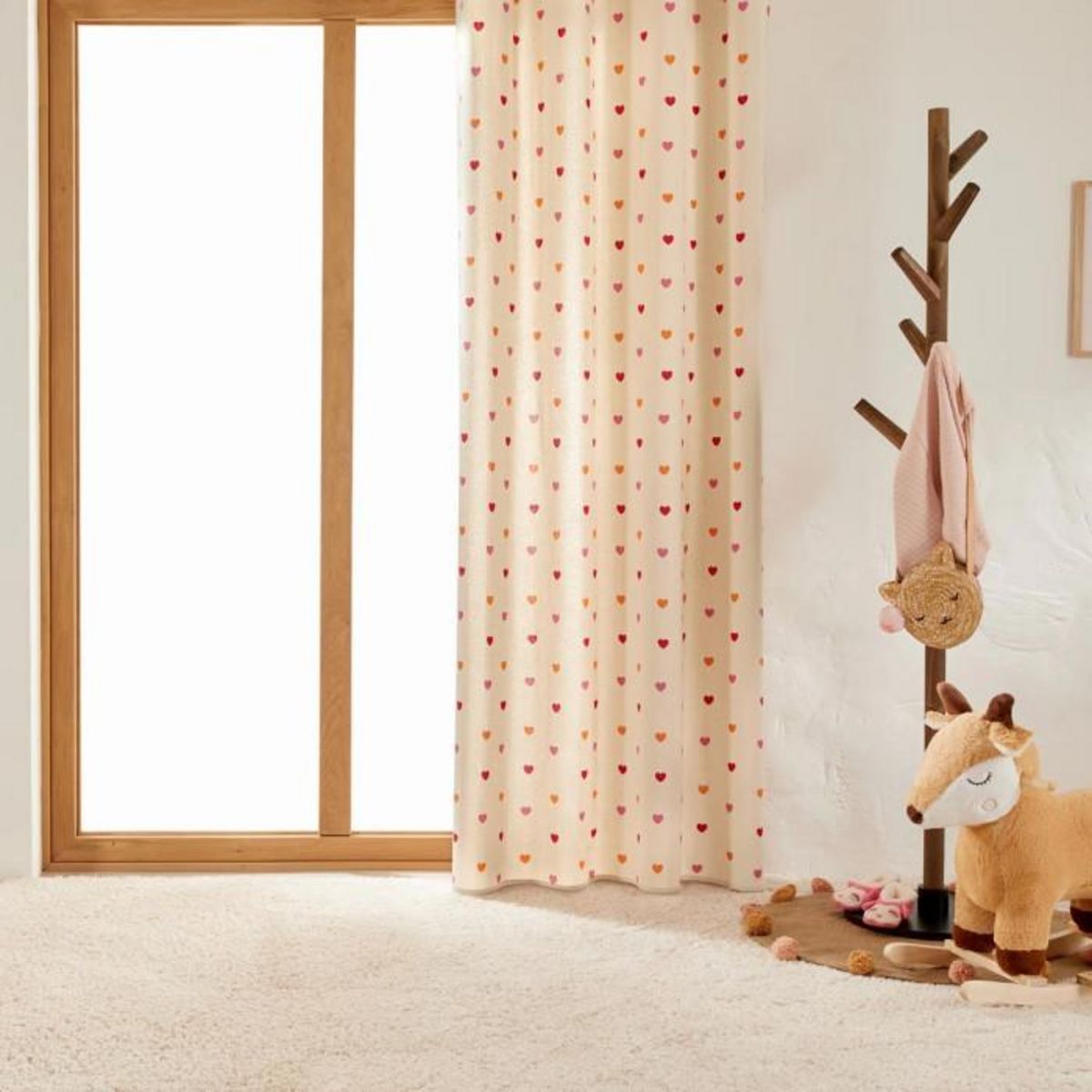 Atmosphera Kids Rideau Enfant  Amour  140x260cm Beige