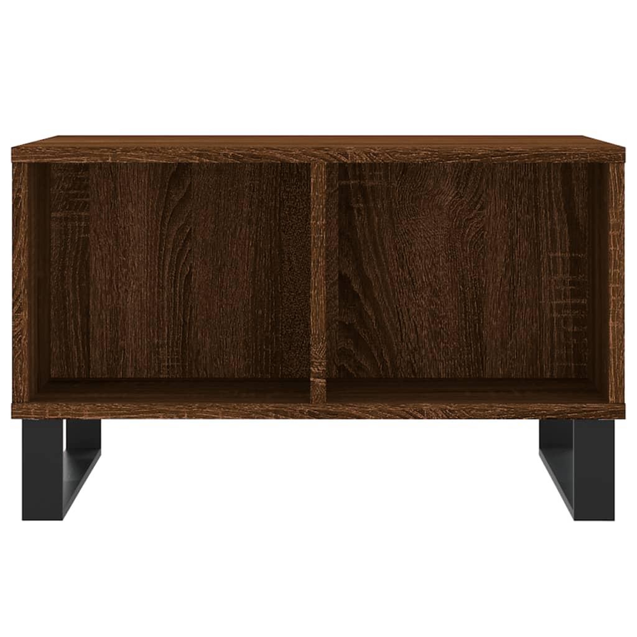 Voir la diapositive 4 : VIDAXL Table basse Chene marron 60x50x36,5 cm Bois d'ingenierie