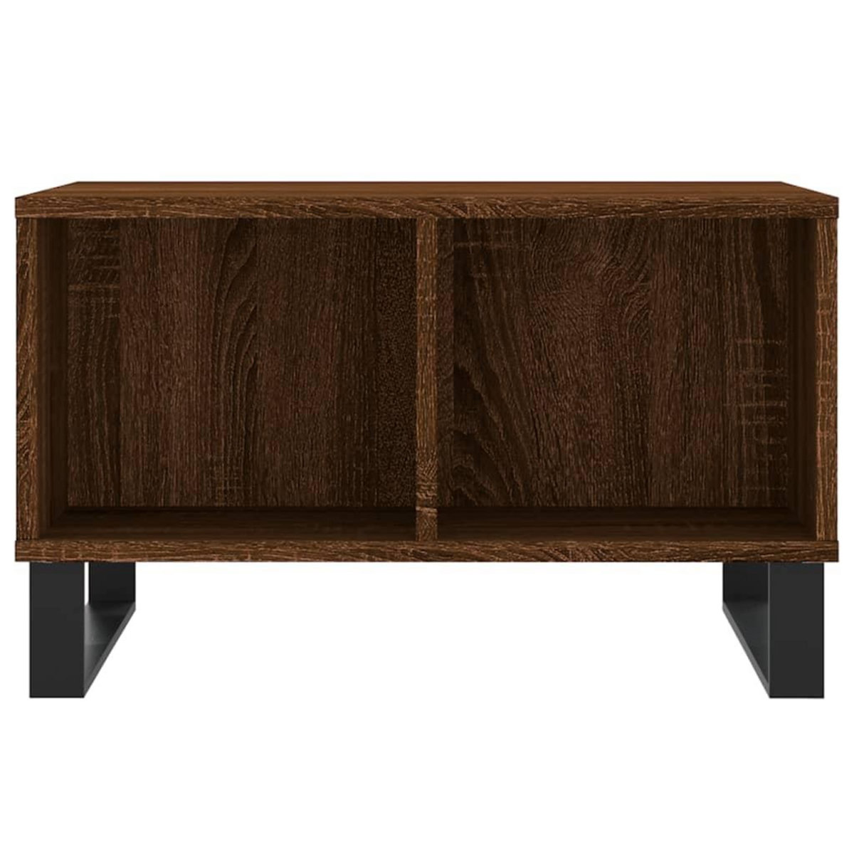 VIDAXL Table basse Chene marron 60x50x36,5 cm Bois d'ingenierie