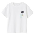 NAME IT T shirt  Fille Name it Jerko. Coloris disponibles : Blanc