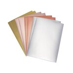 Rayher Papier effet métallique mat A4 8 pièces