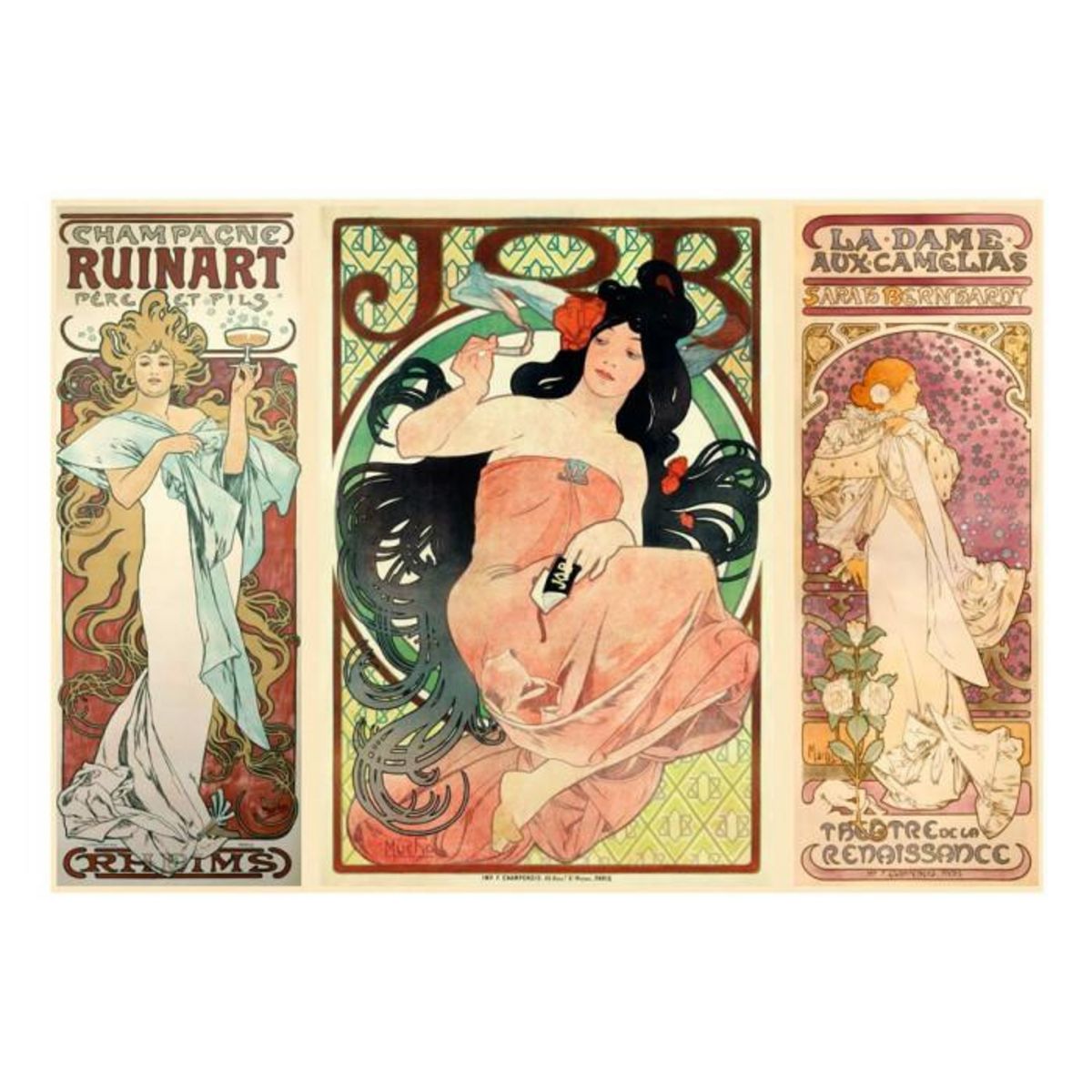 Paris Prix Papier Peint  Alphonse Mucha Women's