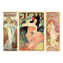 Voir la diapositive 2 : Paris Prix Papier Peint  Alphonse Mucha Women's