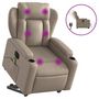 Voir la diapositive 2 : VIDAXL Fauteuil inclinable de massage electrique cappuccino similicuir