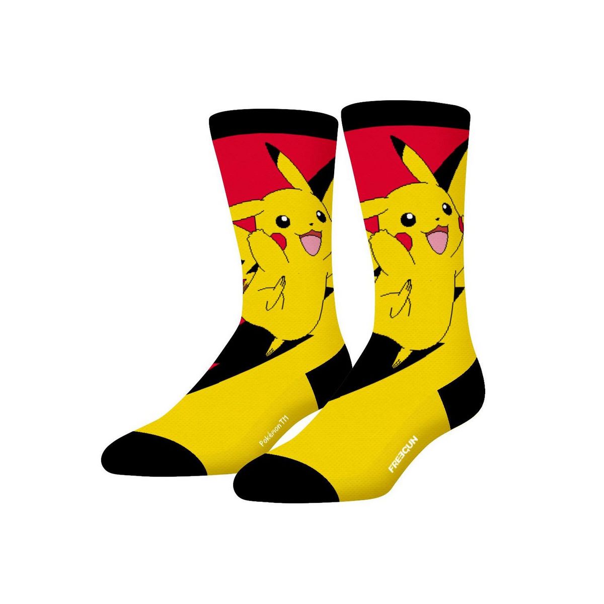 FREEGUN Lot de 4 paires de chaussettes homme Pokemon