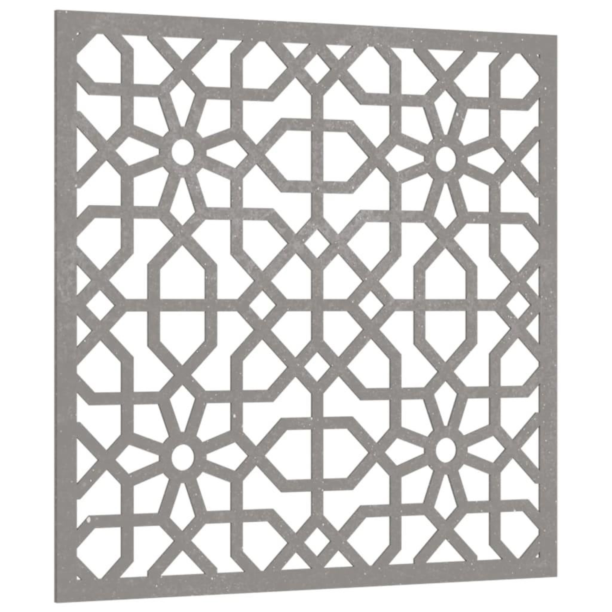 Voir la diapositive 3 : VIDAXL Decoration murale jardin 55x55 cm acier corten design mauresque