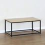 Voir la diapositive 5 : CONCEPT USINE Table basse rectangle 90x48cm chêne TIVI